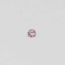 0.035 Carat round cut FPP Argyle pink diamond