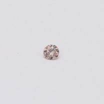 0.07 Carat round cut FPP Argyle pink diamond
