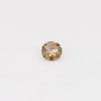 0.15 Carat round cut champagne diamond