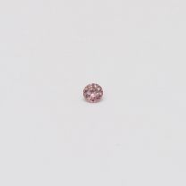 0.02 Carat round cut FIPP Argyle pink diamond