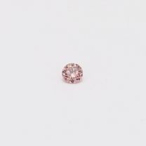 0.06 Carat round cut FIP Argyle pink diamond