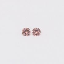 0.10 Total carat pair of FIP Argyle pink diamonds