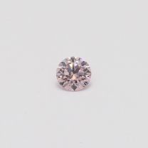 0.26 Carat round cut 7P certified Argyle pink diamond