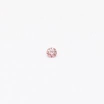 0.02 Carat round cut 5PR Argyle pink diamond