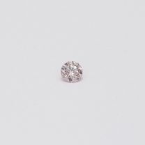 0.07 Carat round cut 6PR Argyle pink diamond