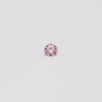 0.04 Carat round cut FPP Argyle pink diamond