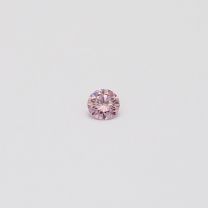 0.07 Carat round cut FPP Argyle pink diamond
