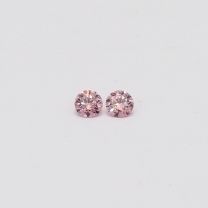 0.08 Total Carat Pair Of Argyle Pink Diamonds