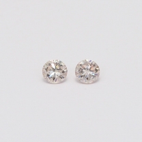 0.22 Total Carat Pair of Pink Diamonds