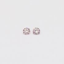 0.06 Total carat pair of 6-7P/PP Argyle pink diamonds