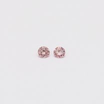 0.07 Total Carat Pair Of Argyle Pink Diamonds