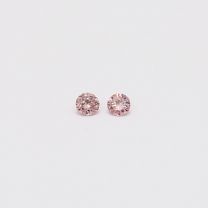 0.07 Total carat pair of FIP Argyle pink diamonds