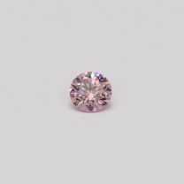 0.23 Carat round cut 6P certified Argyle pink diamond