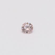 0.18 Carat round cut 7P certified Argyle pink diamond