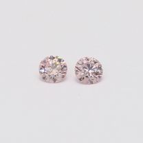0.29 Total carat pair of certified Argyle pink diamonds