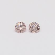 0.33 Total carat pair of certified Argyle pink diamonds