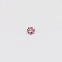 0.04 Carat round cut 4P Argyle pink diamond