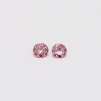 0.12 Total carat pair of 4P Argyle pink diamonds