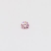 0.08 Carat round cut 5PP Argyle pink diamond