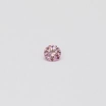 0.075 Carat round cut FPP Argyle pink diamond