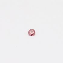0.025 Carat Round Cut 2P Argyle Pink Diamond