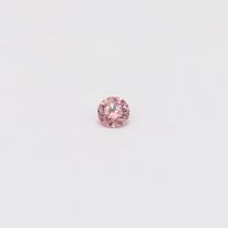 0.055 Carat Round Cut 5P/PP Argyle Pink Diamond
