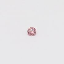 0.055 Carat round cut 5P/PP Argyle pink diamond