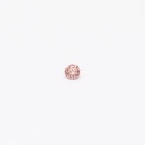 0.035 Carat round cut FIP Argyle pink diamond