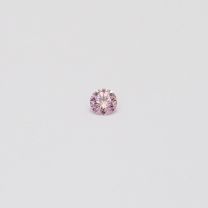 0.045 Carat round cut 6-7P/PP Argyle pink diamond