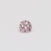 0.30 Carat round cut 7PP certified Argyle pink diamond