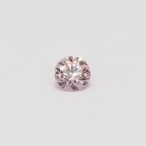 0.28 Carat round cut 7P certified Argyle pink diamond