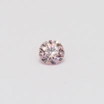 0.26 Carat round cut 7P certified Argyle pink diamond