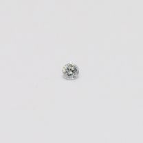 0.025 Carat round cut BL1 Argyle blue diamond