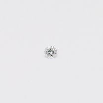 0.035 Carat round cut BL1 Argyle blue diamond
