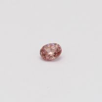 0.18 Carat Oval Cut GIA Certified Pink Diamond