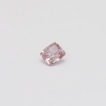 0.21 Carat cushion cut GIA certified pink diamond