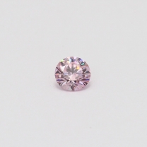 0.27 Carat round cut 7PP certified Argyle pink diamond