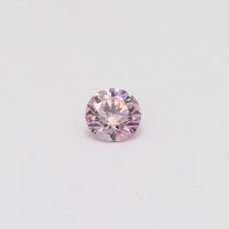 0.27 Carat round cut 7PP certified Argyle pink diamond