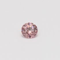 0.36 Carat round cut certified 5PR Argyle pink diamond