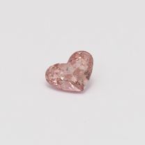 0.47 Carat heart cut certified 5PR Argyle pink diamond