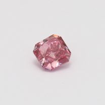 0.84 Carat emerald cut certified 3P Argyle pink diamond