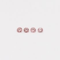 0.06 Total carat parcel of round cut 5PP Argyle pink diamonds