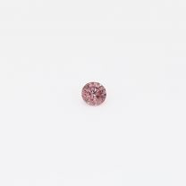 0.04 Carat round cut 3P/PR Argyle pink diamond