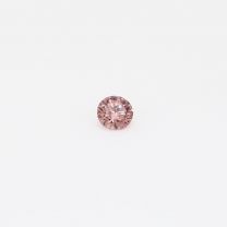 0.07 Carat round cut 3P/PR Argyle pink diamond