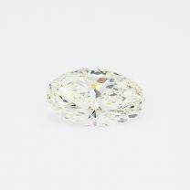 1.01 Carat oval cut GIA certified white diamond