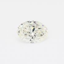 1.29 Carat oval cut GIA certified white diamond