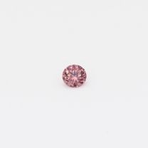 0.075 Carat round cut 3P Argyle pink diamond