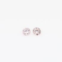 0.09 Total carat pair of Argyle pink diamonds