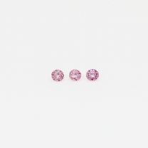 0.03 Total carat parcel of round cut Argyle pink diamonds