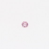 0.045 Carat round cut 6P Argyle pink diamond